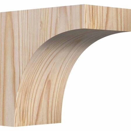 Ekena Millwork Huntington Smooth Corbel, Douglas Fir, 3 1/2"W x 6"D x 6"H COR04X06X06HUN00SDF
